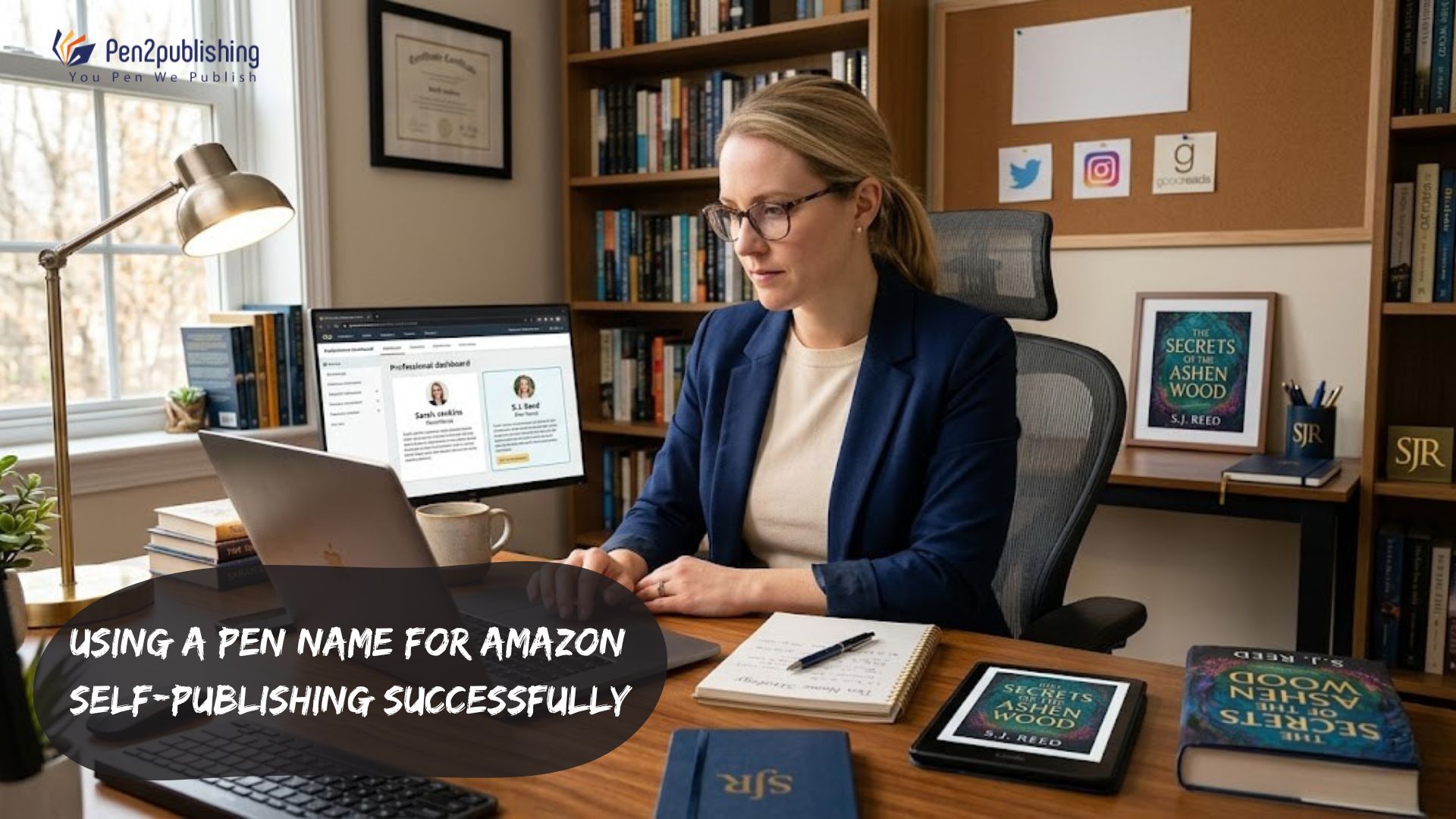 Using a Pen Name for Amazon Self-Publishing Guide