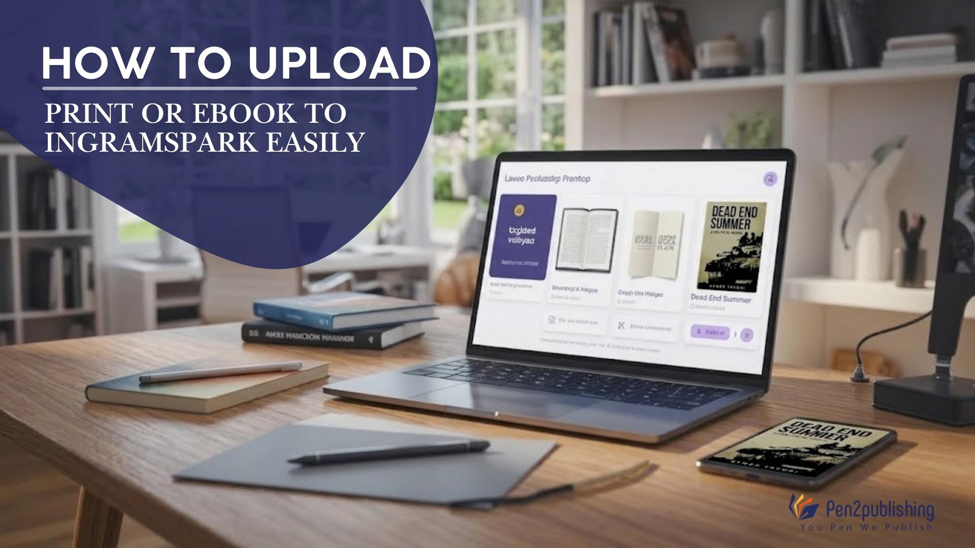 How to Upload Your Print or eBook to IngramSpark Easily
